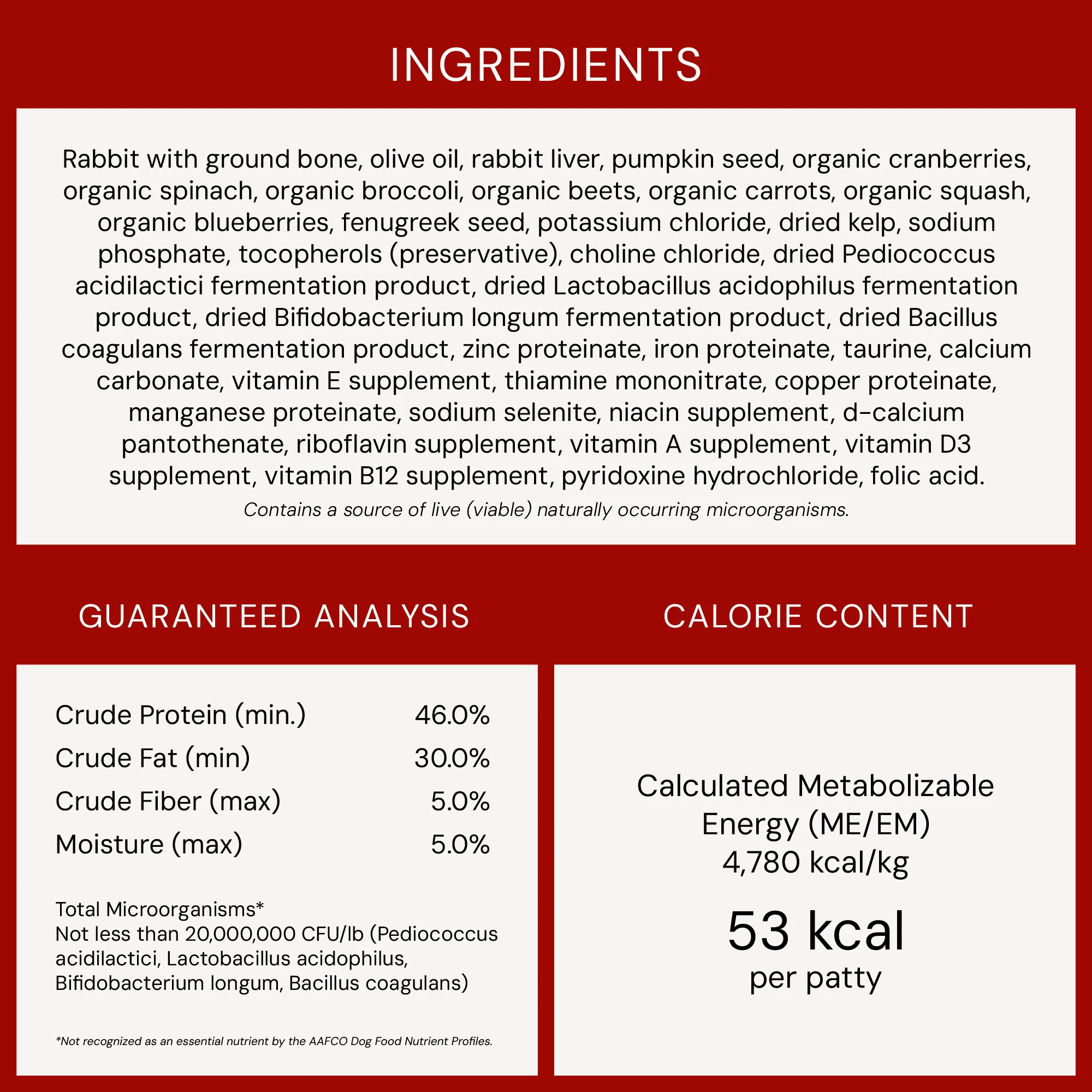 Absolutely Rabbit Freeze-Dried Raw Dinner Patties for Dogs - Image 12