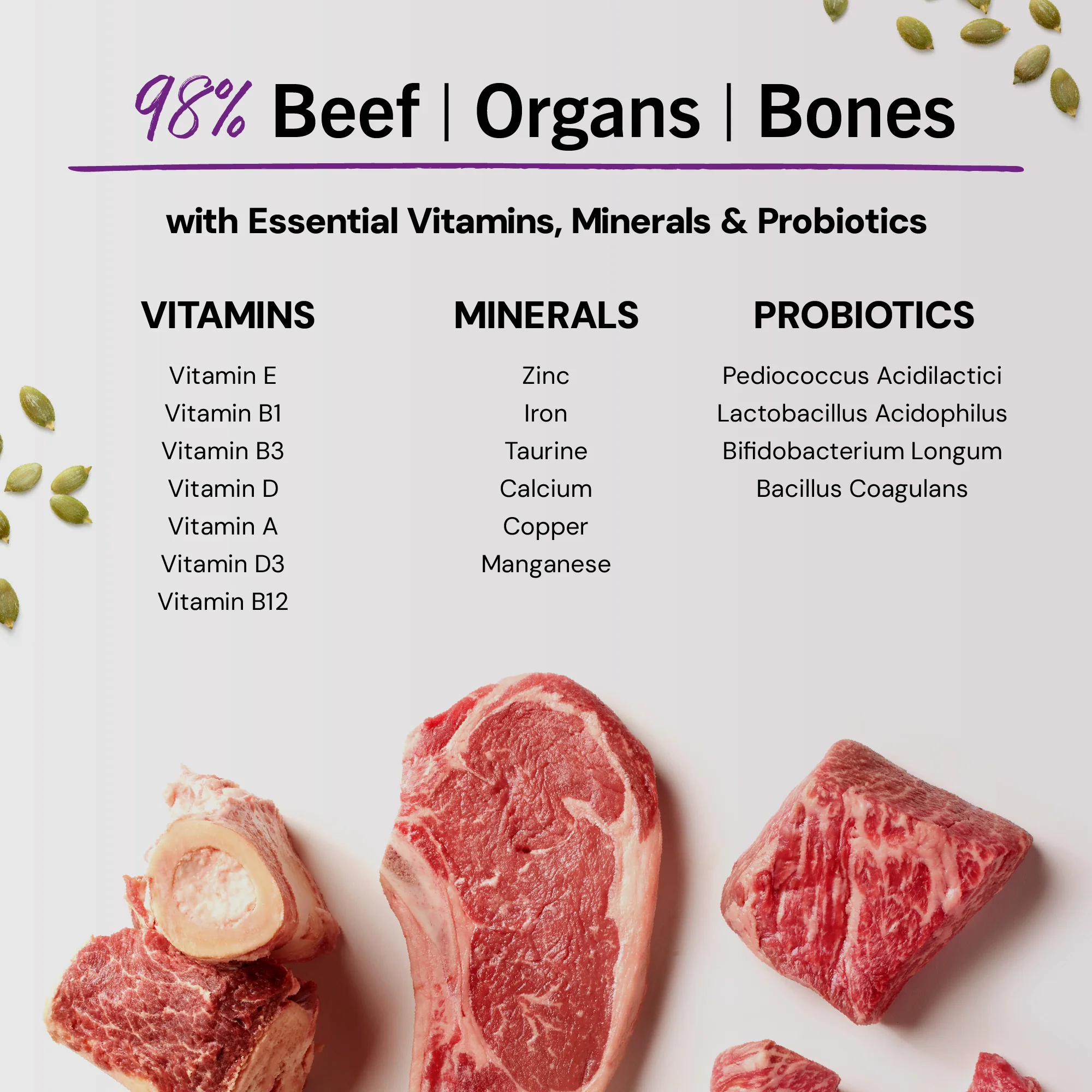 Bountiful Beef Freeze-Dried Raw Dinner Morsels for Cats - Image 10