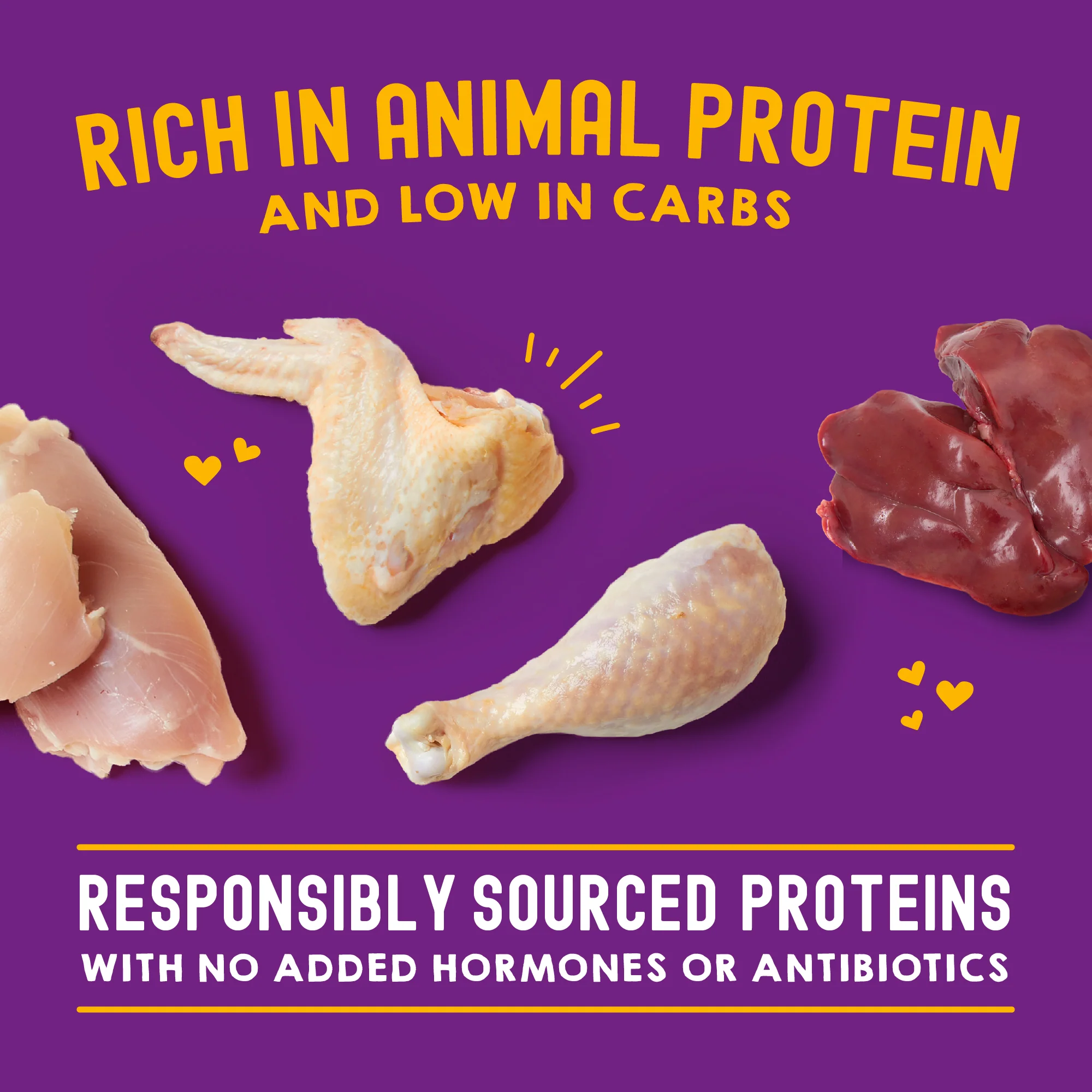 Carnivore Cravings Morsels'N'Gravy Chicken & Chicken Liver Recipe for Cats - Image 4