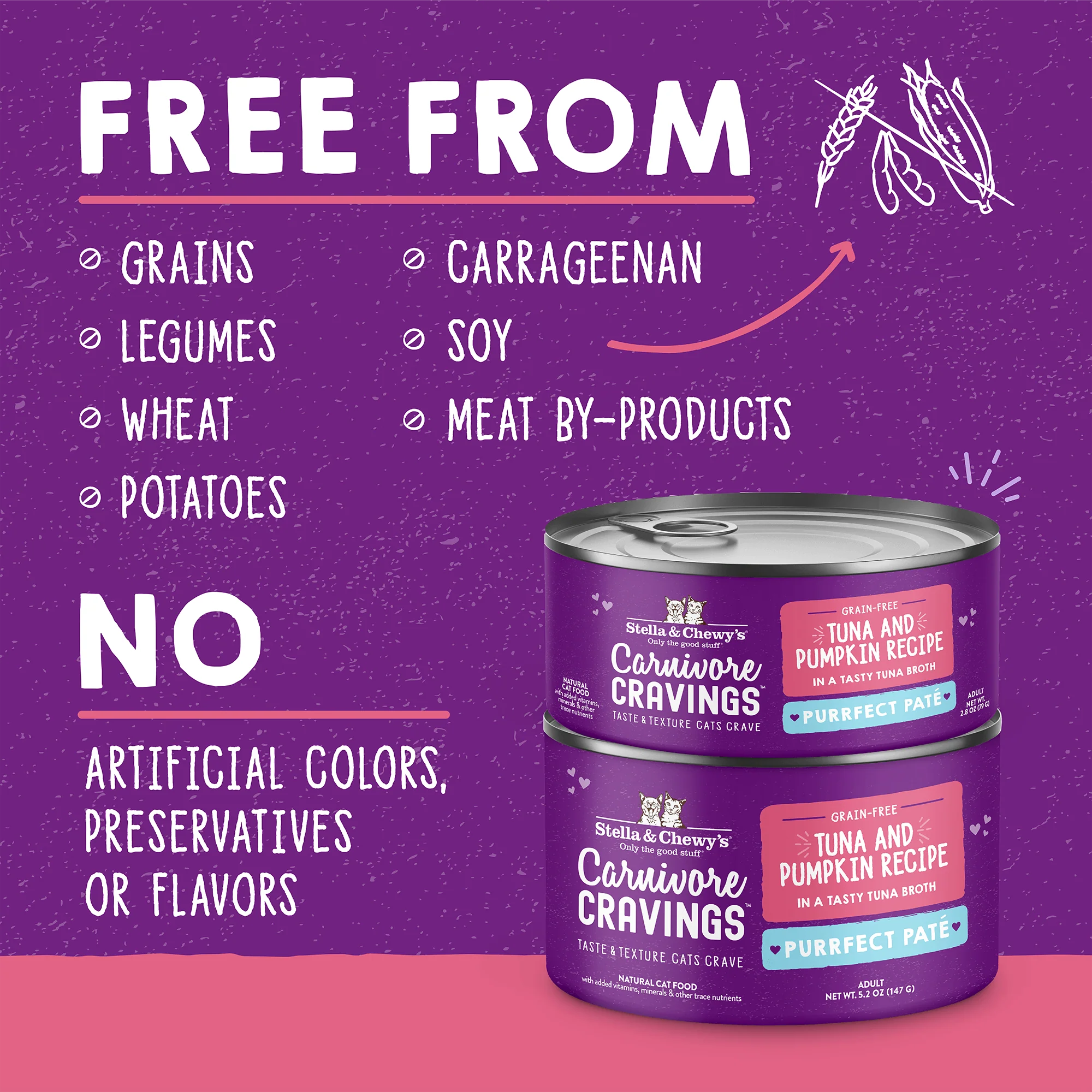 Carnivore Cravings Purrfect Paté Tuna & Pumpkin Recipe for Cats - Image 3