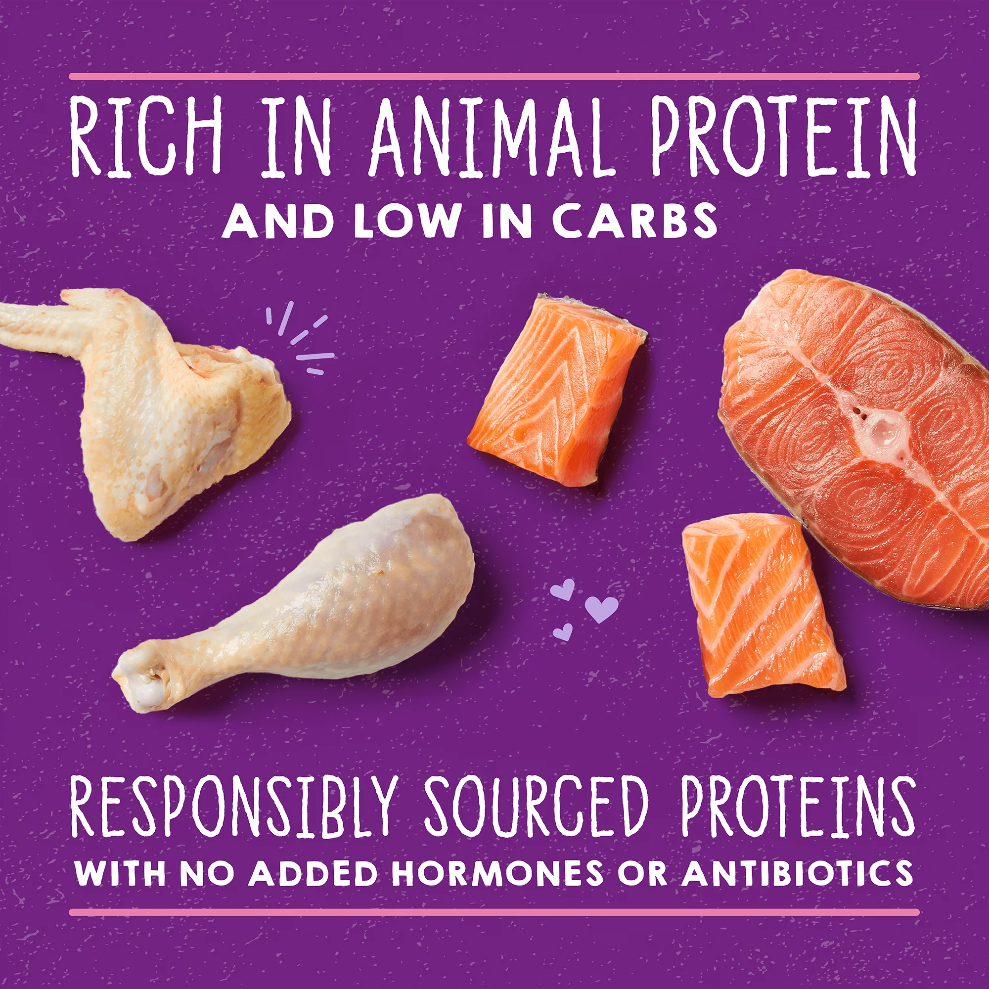 Carnivore Cravings Savory Shreds Chicken & Salmon Recipe for Cats - Image 4