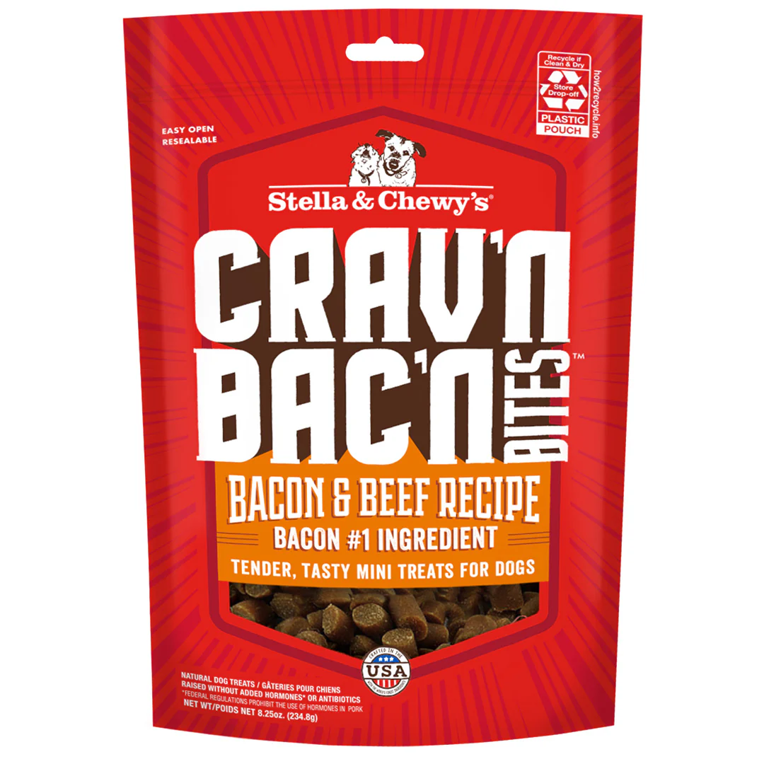 Crav’n Bac’n Bites Bacon & Beef Recipe for Dogs