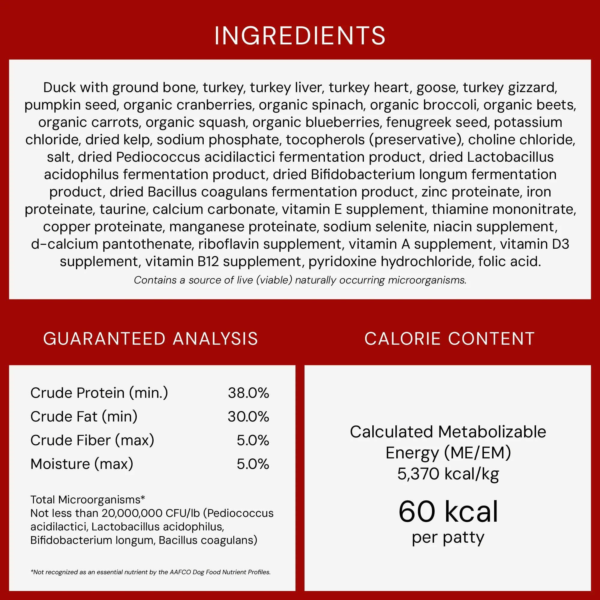 Duck Duck Goose Freeze-Dried Raw Dinner Patties for Dogs - Image 12