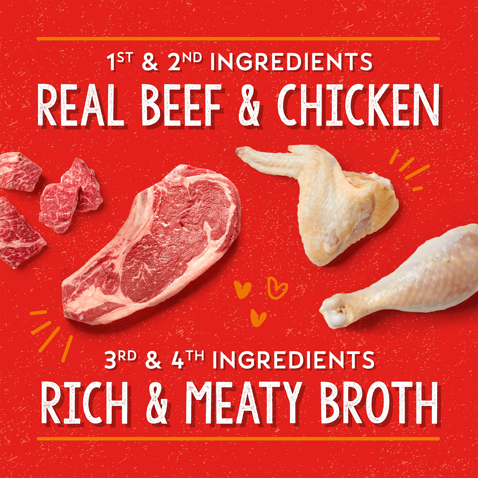 Lil' Bites Savory Stews Beef & Chicken Dinner in Broth for Dogs - Image 3
