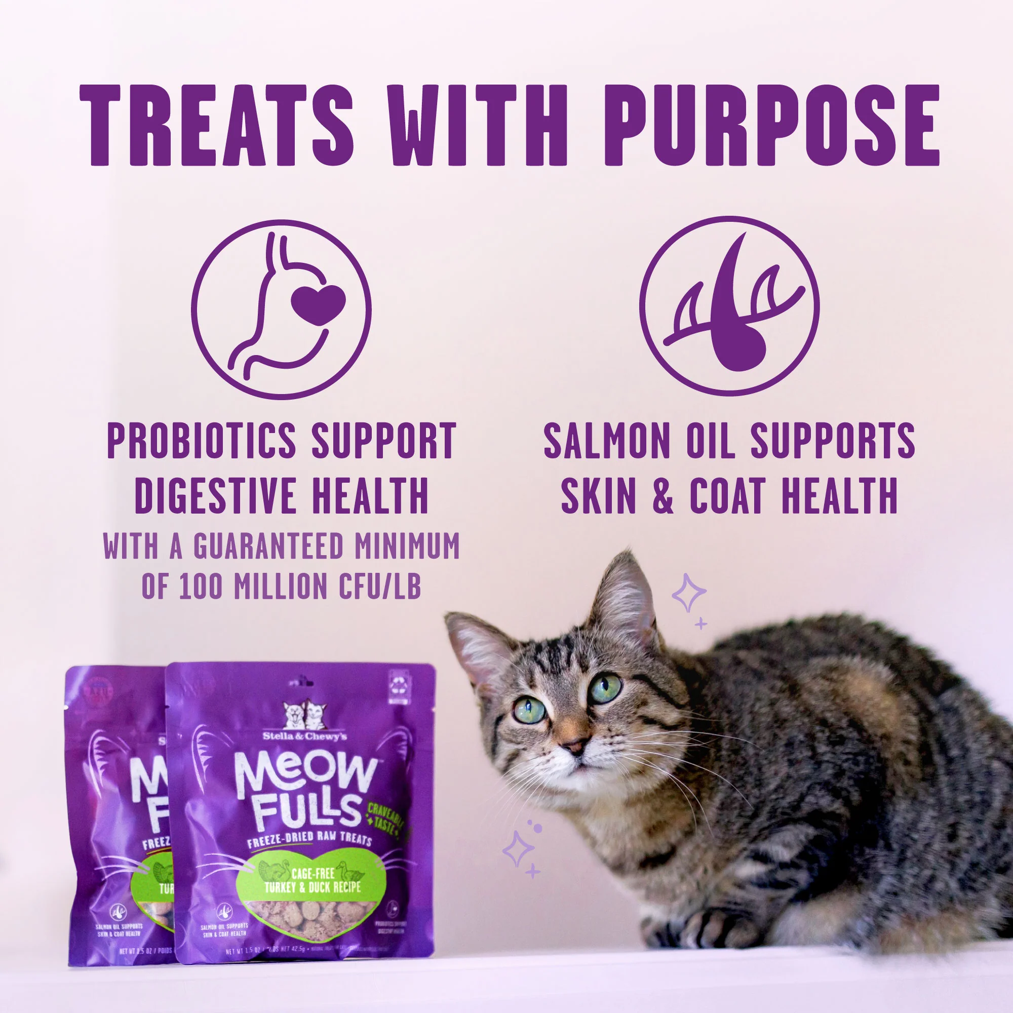 Meowfulls Turkey & Duck Cat Treats - Image 3