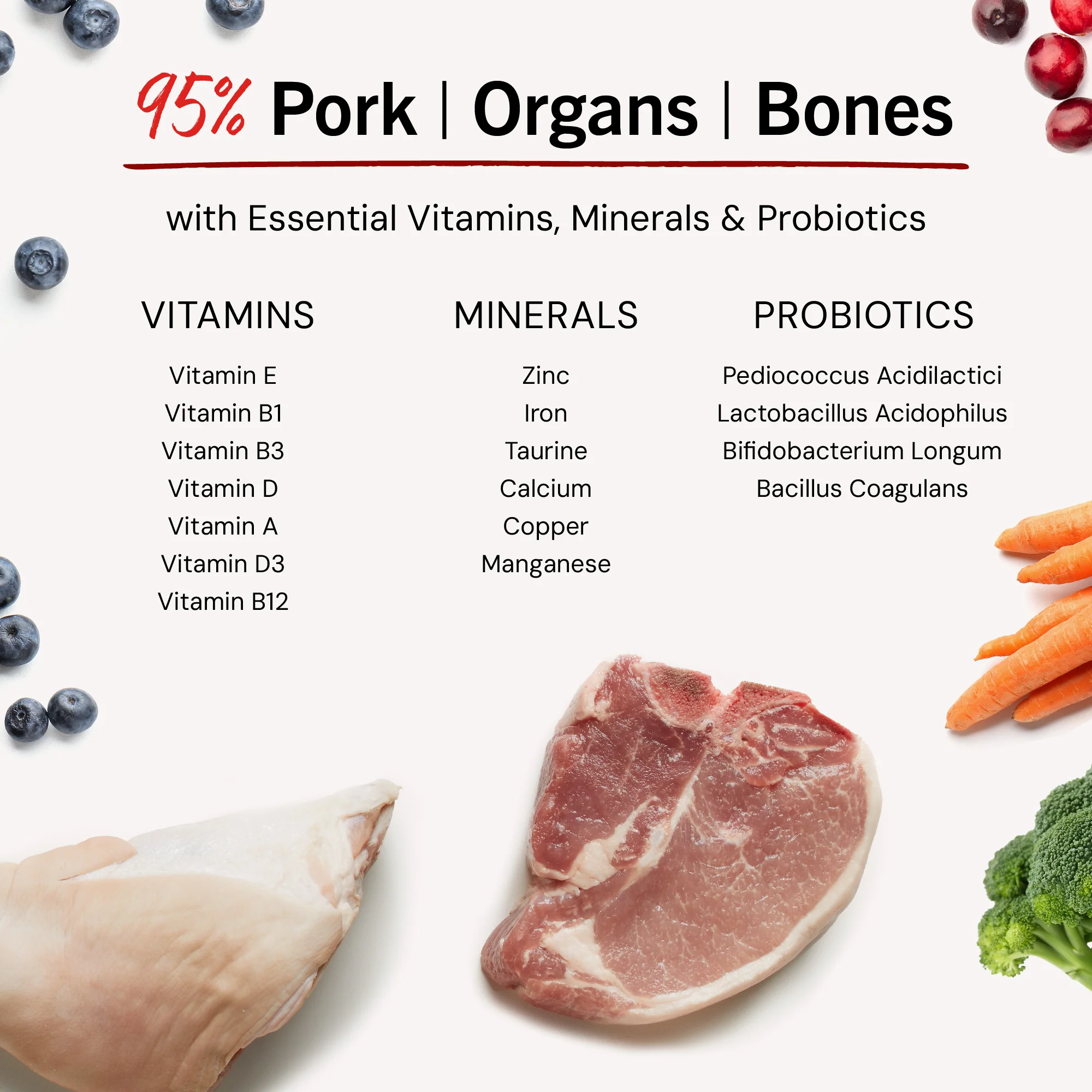 Purely Pork Freeze-Dried Raw Dinner Patties for Dogs - Image 8