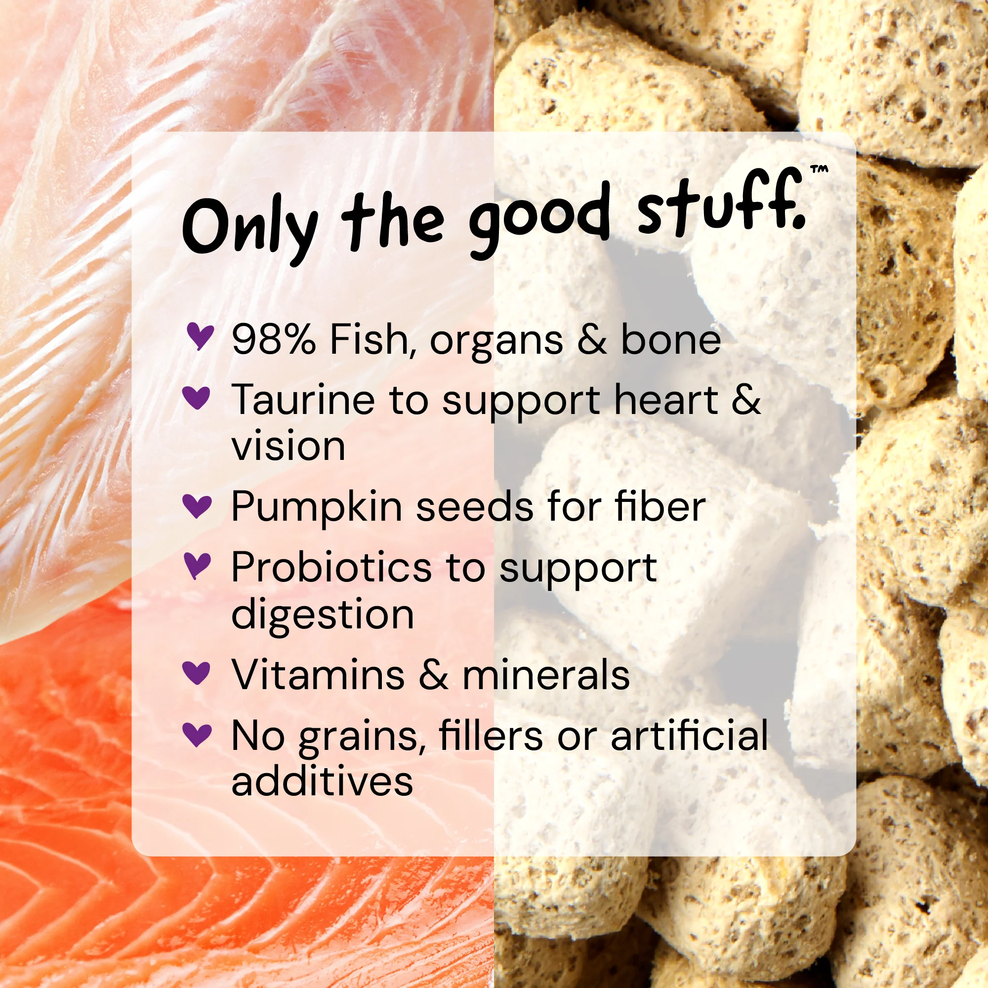 Sea-Licious Salmon & Cod Freeze-Dried Raw Dinner Morsels for Cats - Image 5