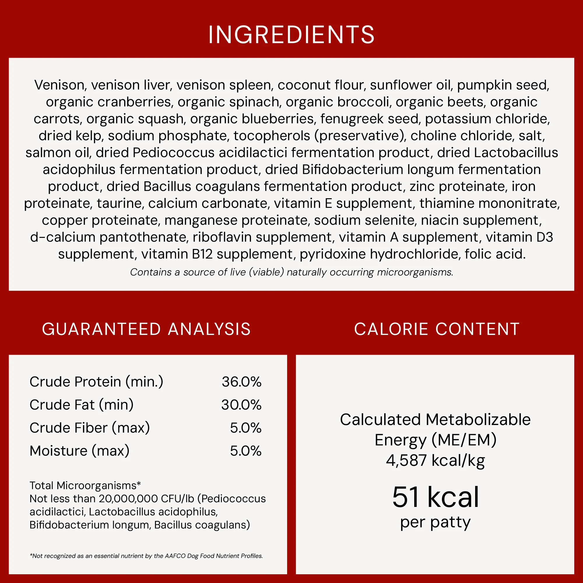 Simply Venison Freeze-Dried Raw Dinner Patties for Dogs - Image 11