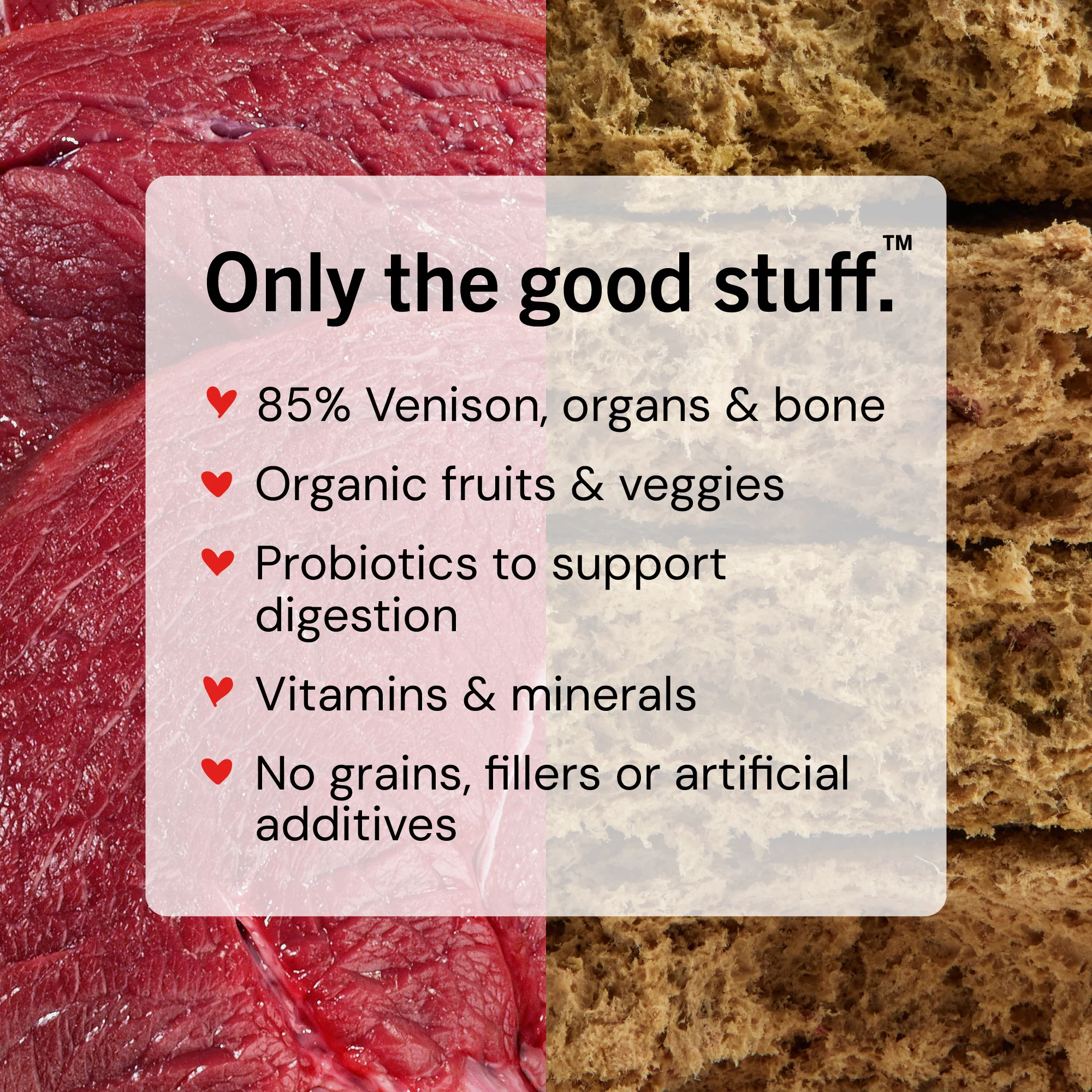 Simply Venison Freeze-Dried Raw Dinner Patties for Dogs - Image 4