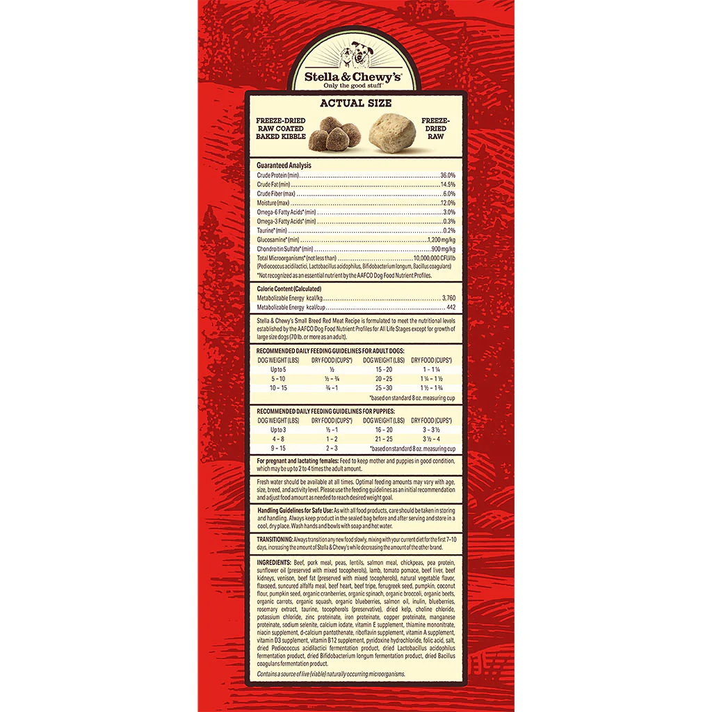 Red Meat Raw Blend Kibble for Small Breed Dogs - Image 3