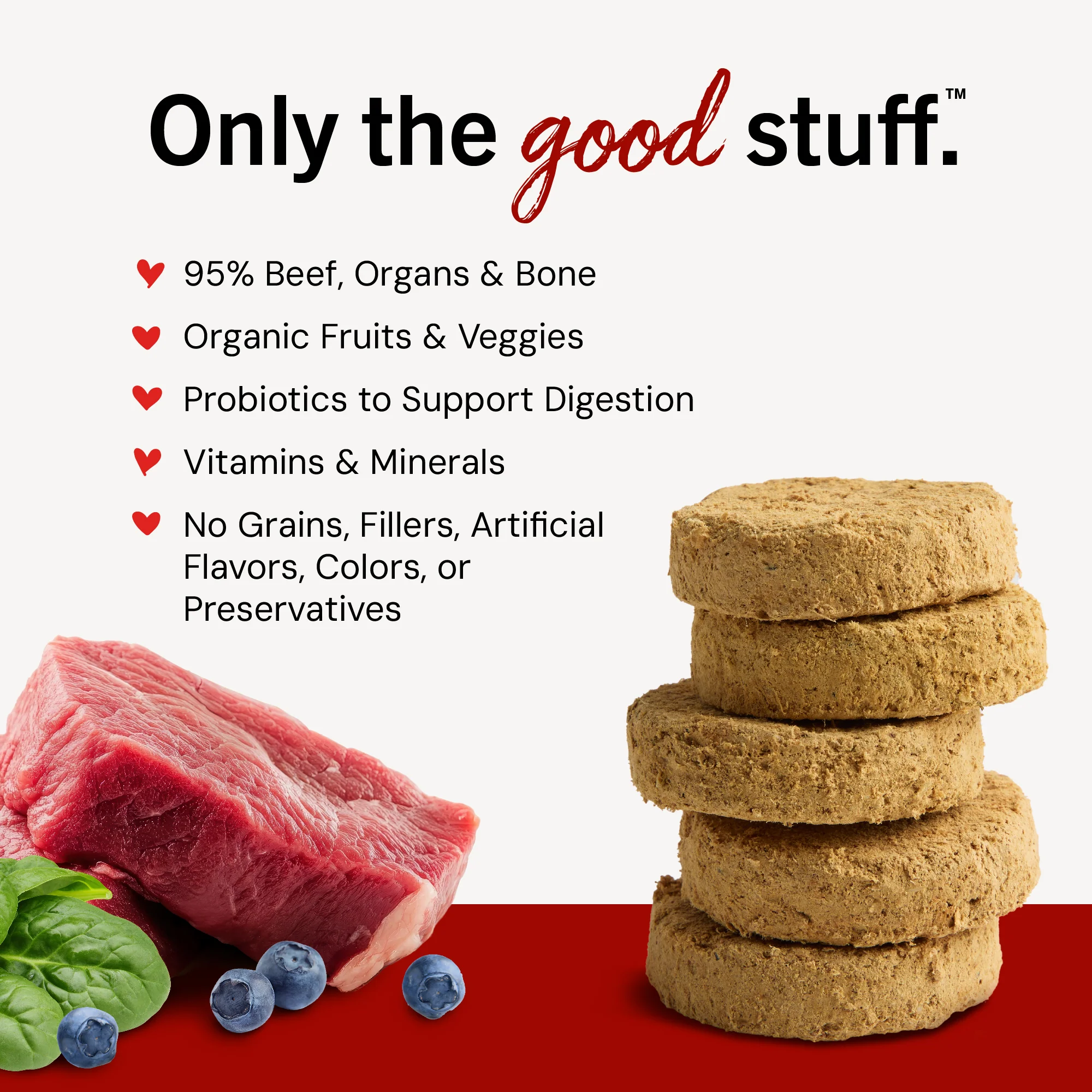 Stella’s Super Beef Freeze-Dried Raw Dinner Patties for Dogs - Image 5