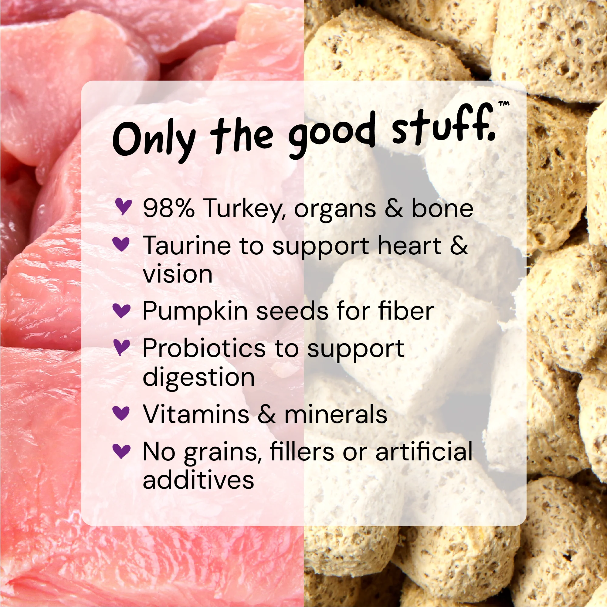 Tummy Ticklin’ Turkey Freeze-Dried Raw Dinner Morsels for Cats - Image 5