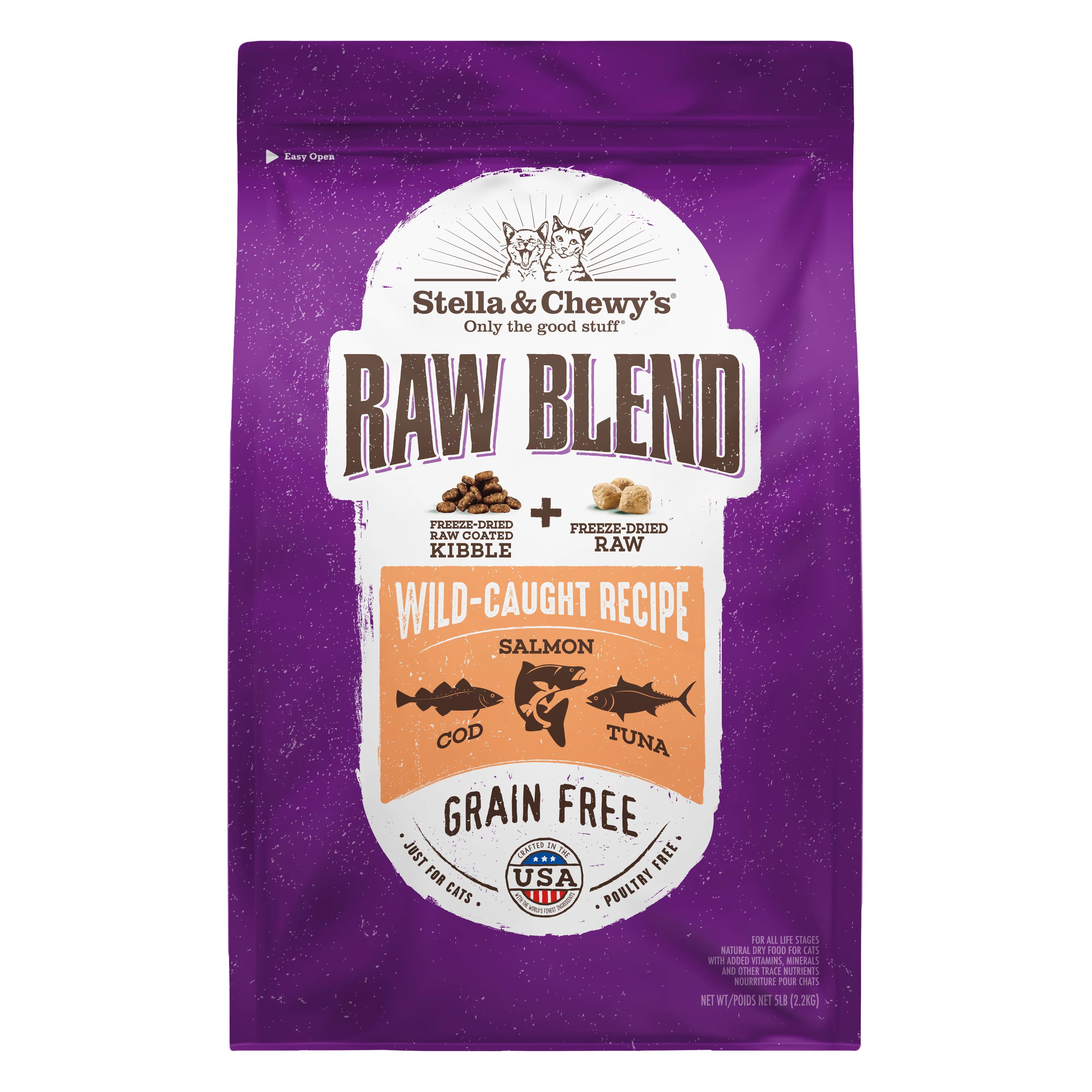 Raw Blend Kibble Wild Caught Recipe for Cats
