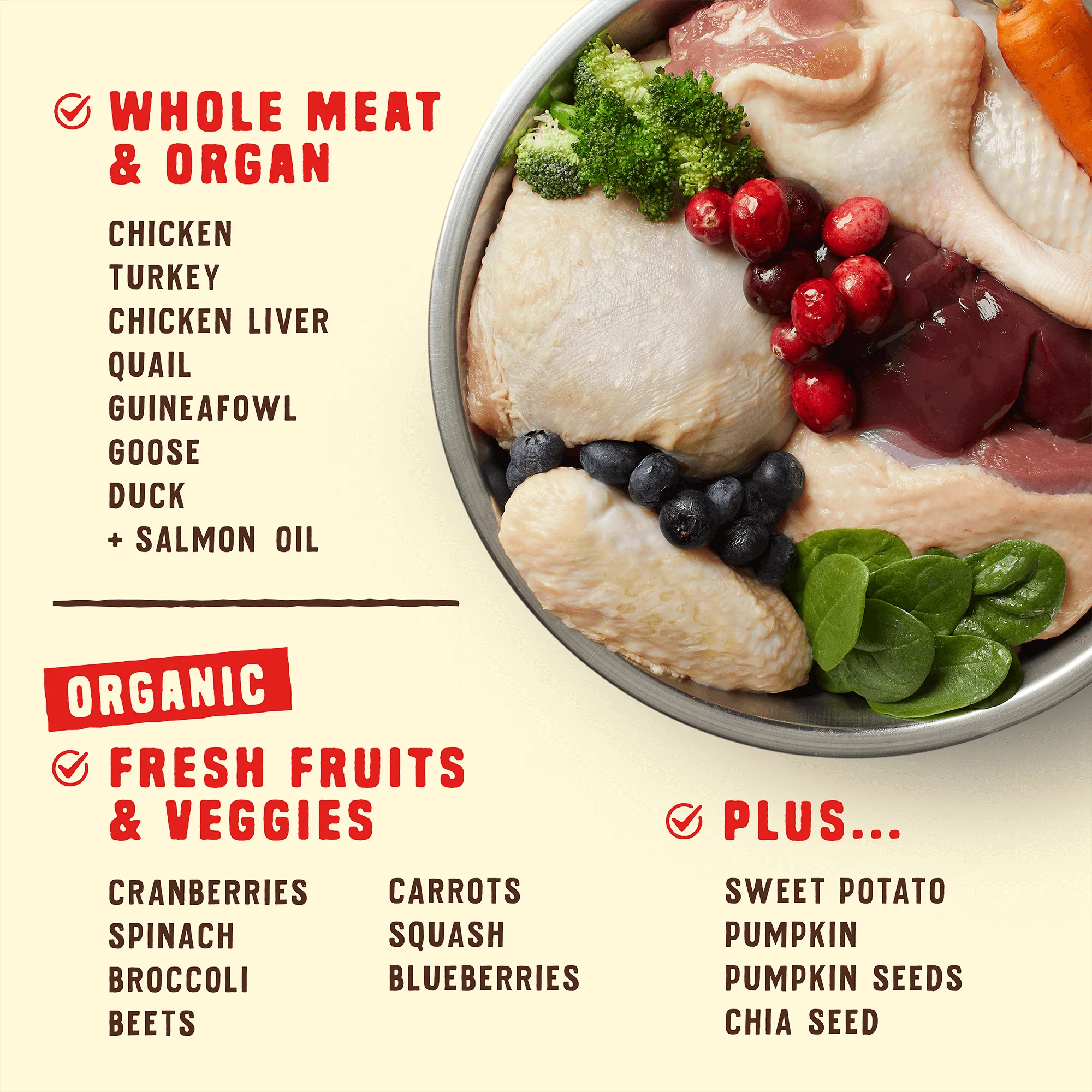 Wild Red Raw Coated Grain & Legume Free Prairie Recipe for Dogs - Image 3