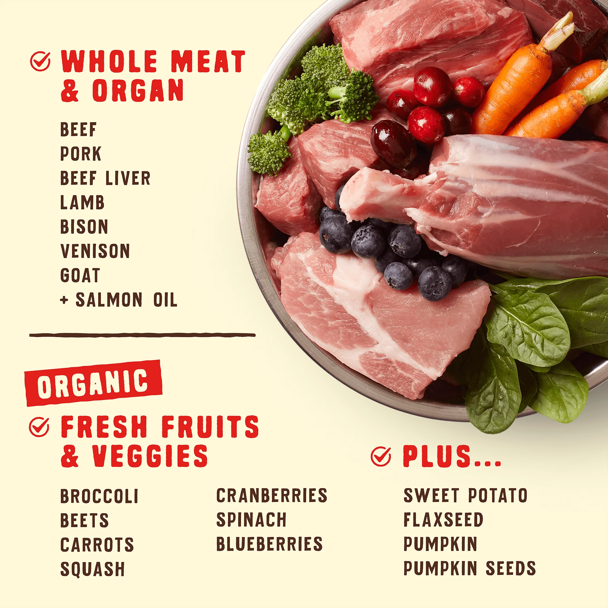 Wild Red Raw Coated Grain & Legume Free Red Meat Recipe for Dogs - Image 3
