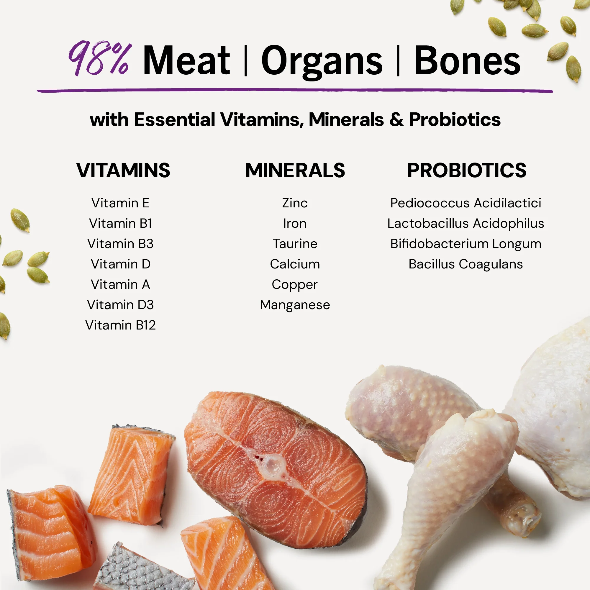 Yummy Lickin’ Salmon & Chicken Freeze-Dried Raw Dinner Morsels for Cats - Image 10
